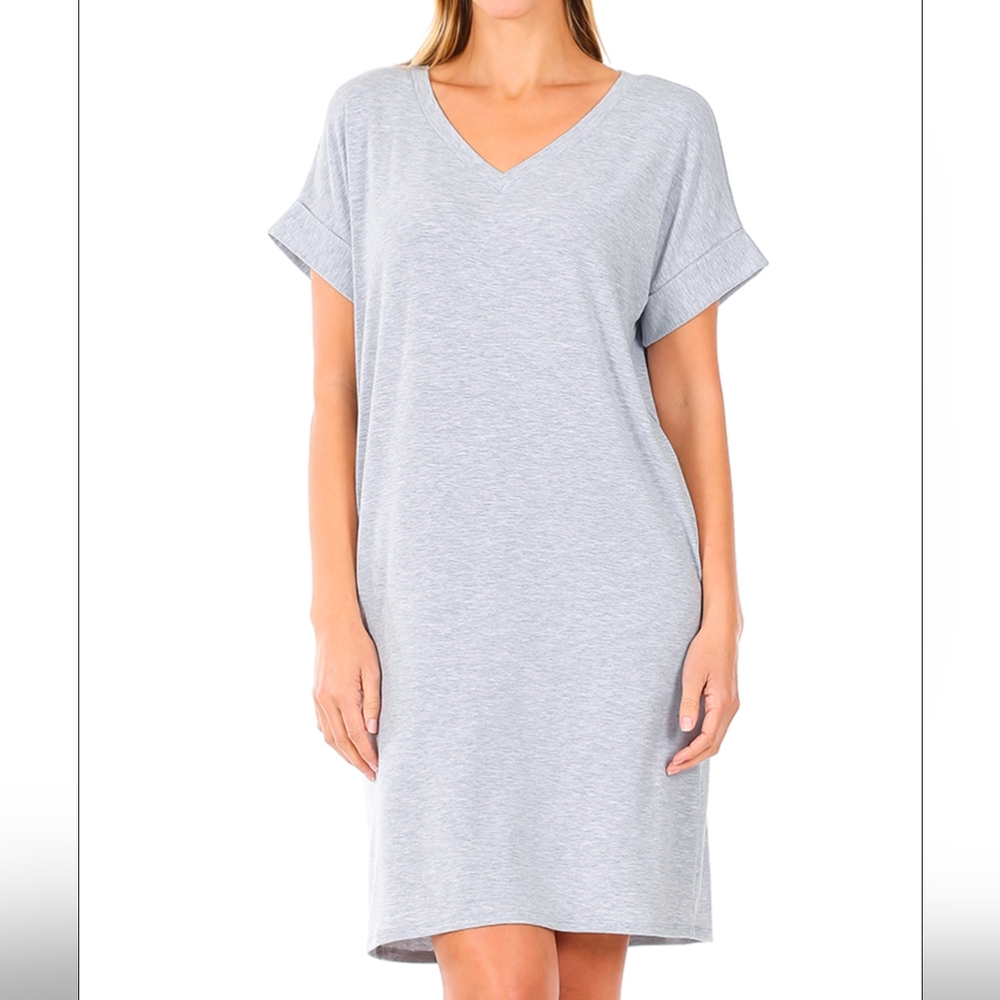 V Neck Casual T-shirt / Maternity Dress